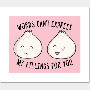 Words Can't Express My Fillings Posters and Art